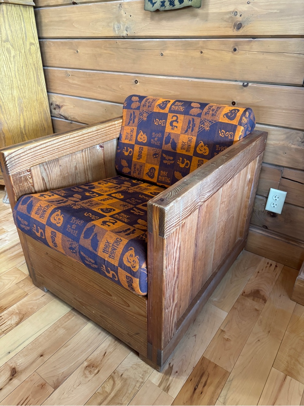 🎃  “This End Up Classic” Style Chair Halloween Slipcover Custom Made - ONE LEFT! - Picture 7 of 11